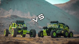 WLTOYS 4×4 Vs 6×6  Rc Offroad Cars Comparison