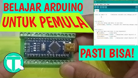 Belajar arduino dasar untuk pemula