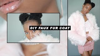 I TRIED TO MAKE A DIY FAUX FUR COAT