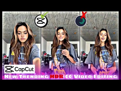 New Trending HDR CC Video Editing in Capcut || Capcut Video Editing ||
