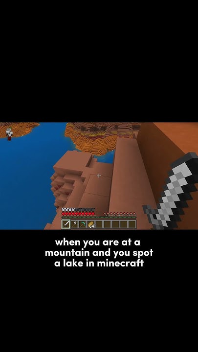When You Are At A Tall Mountain And You Spot A Lake In Minecraft when-you-are-at-a-tall-mountain-and-you-spot-a-lake-in-minecraft