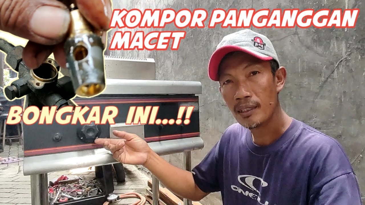CARA ATASI KOMPOR PANGANGGAN YANG MACET