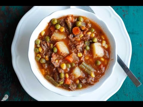 Mom's Old-Fashioned Vegetable Beef Soup