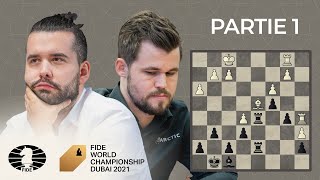 Championnat du Monde d'échecs - Carlsen vs Nepomniachtchi - Partie 1 screenshot 4