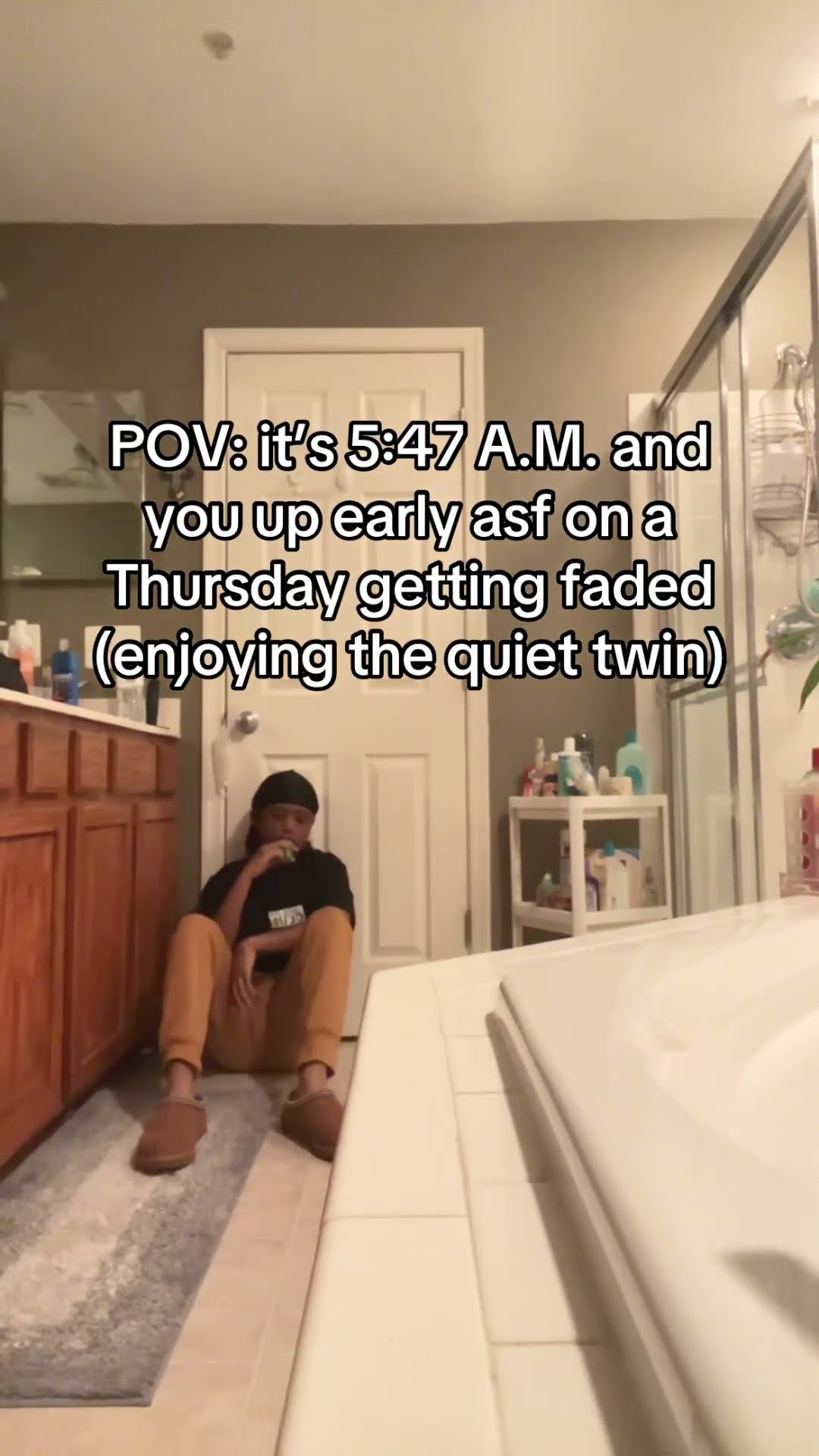 When you up early asf with prvnci