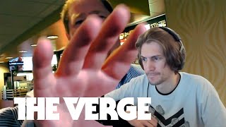 xQc Reacts To Why does everyone hate Surveillance Camera Man? - Verge Update