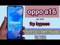 oppo a16 frp bypass || oppo CPh 2269 googal account bypass||Oppo A16 Android 11 Frp Bypass