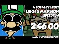 A TOTALLY LEGIT Luigi's Mansion Speedrun Cartoon (ANY% WORLD RECORD)