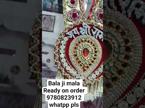 Salasar darbar mala customized/bala ji haar mala ready on order/big size shyam ji mala 9780823912