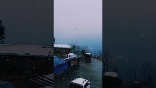 First Snowfall of 2026: A Peaceful Mountain Escape 🏔️❄️