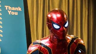 Iron Spider Gets Scared Scene - Spider-Man Far From Home Movie Clip 4K