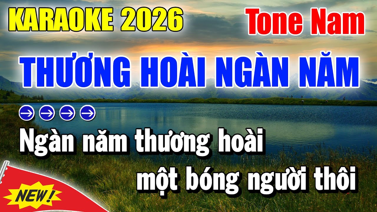 Karaoke Thương Hoài Ngàn Năm Tone Nam | Beat Mới 2026 | Karaoke Thanh Duy