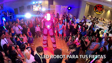 LED ROBOT CO2 CRAZY HOUR PARTY DANCE LIGHTS SWEET SIXTEEN QUINCEANERA