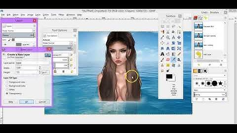 IMVU - Adding a background on GIMP