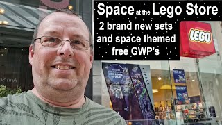 Spaced Out, at the Lego Store! 2 brand new Lego sets to look at & some space themed free gifts.