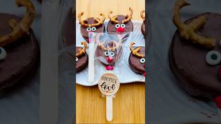 Oreo reindeer | Christmas treat #christmas #christmastreats #nobakerecipe #oreo #oreotreat #shorts