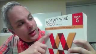 wordly wise 5 - lessons 1-5 - review pages and dictation