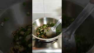 hare kande ki sabji [sapnas kitchen]