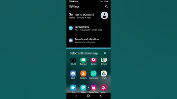 how to use split screen in Samsung