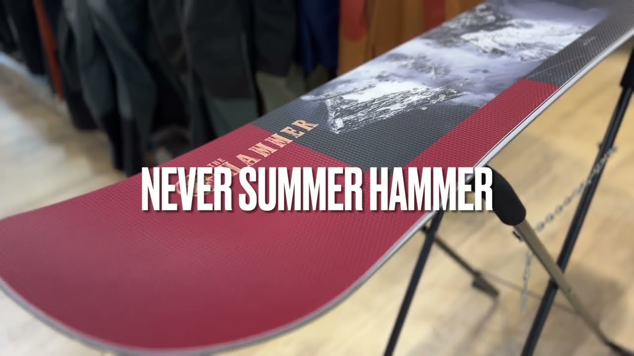NEVER SUMMER HAMMER 22-23 ネバ―サマー スノーボード ハンマー - YouTube