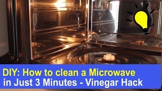 Diy: how to clean a microwave oven in ...