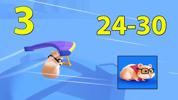 Hamster Maze - Walkthrough Part 3 All Levels 24 - 30 Max Level (Android, iOS) Gameplay