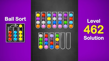 Ball Sort Puzzle Solution Level 462
