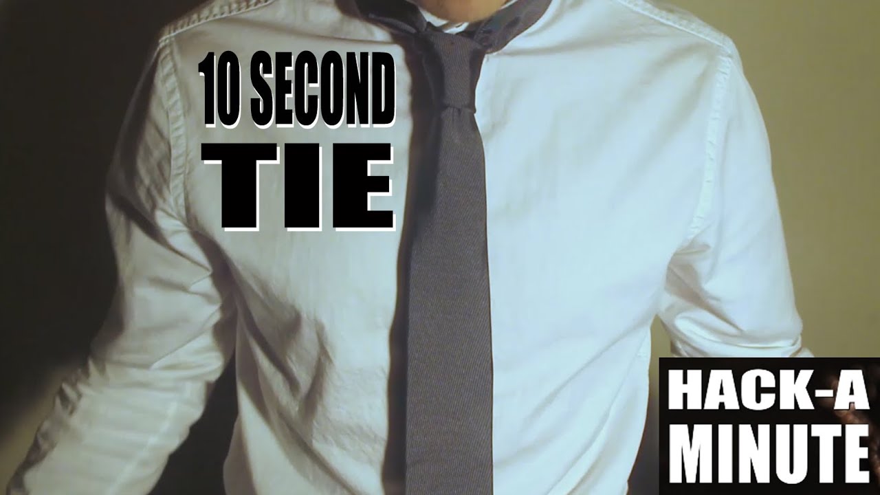 ⁣Can you tie your necktie in 10 seconds? Learn how!