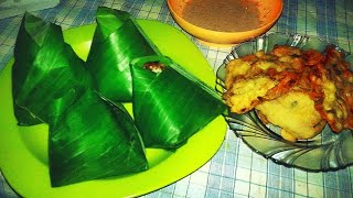 Nasi Uduk Daun Pisang | Kuliner Pagi | Wisata Kuliner | Menu Sarapan