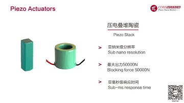 Piezo stack actuators PST150 with grey/greeen coating from CoreMorrow.