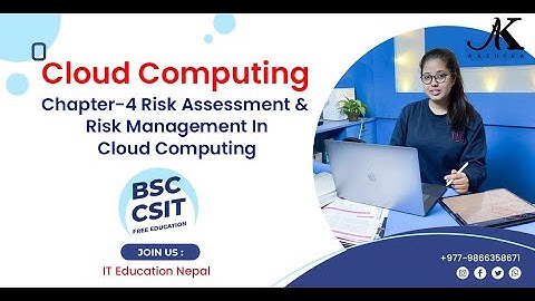 20 Risk Management, Risk Assessment, Security Management BSCCSIT 8th Semester Cloud Computing