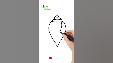 How to draw shankha | #art  #drawing #shorts #howto #tutorial #ytshorts #trending #cartoon #reels