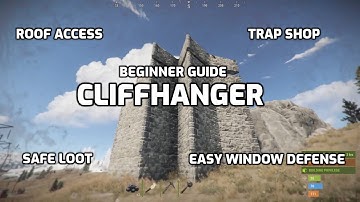 Cliffhanger Rust Console Base Design Ps4 Xbox Ps5 Rust Ps4 Base Rust Xbox Base Rust Ps5 Base Easy