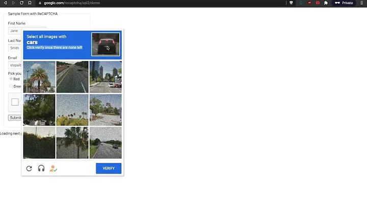 Google ReCaptcha V2 Solver