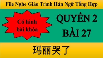 File nghe bài 27 Quyển 2 Hán ngữ Tổng hợp| Tiểu Nguyệt Học Tiếng Trung