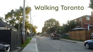 Sunset Walk Around York Torontos Keelesdale-Eglinton West District 7312023