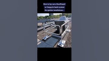 How to lay out a RoofGuard or Gargoyle hatch protection system #fallprotection #workingatheights