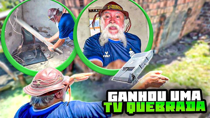 LUIZ DO SOM GANHOU UMA TELEVISÃO QUEBRADA | RECEBIDOS DO LUIZ DO SOM