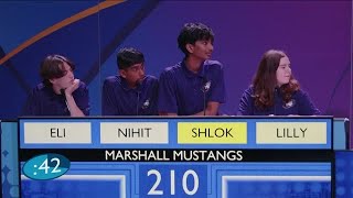 Marshall vs St. Bridget | Stateline Quiz Bowl: Junior Edition