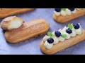 闪电泡芙，外酥内软👇🏽超成功配方，好吃到爆 Superb Eclair Recipe