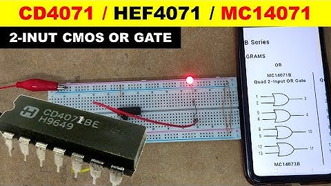 {1050} CD4071 2-input CMOS OR Gate