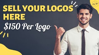 5 Websites For Beginners To Sell Logos in 2024 | Earn $150  Per Logo | Make Money Selling Logos