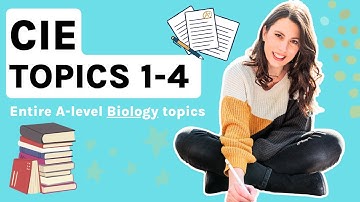 CIE Entire Topics 1-4 | Biological molecules, cells, enzymes and membranes. Cambridge International