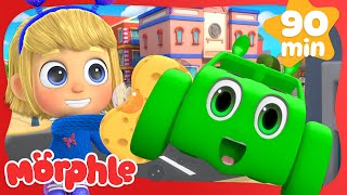 orphle the racecar visits the car wash cartoons for kids mila and morphle