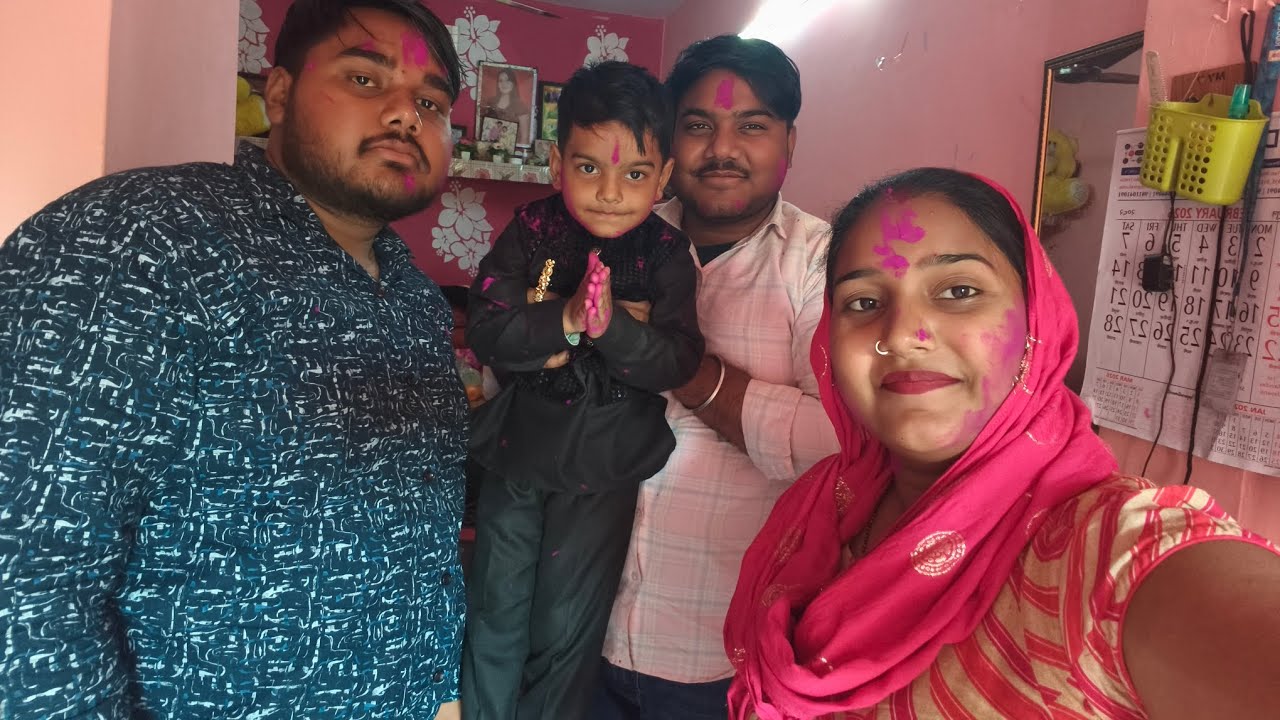 👉Mere bhai aaye holi ka sidha dene 😊❤️#holi#treandingvideo#holi festival #viralvideo#dailyvlog#vlogs