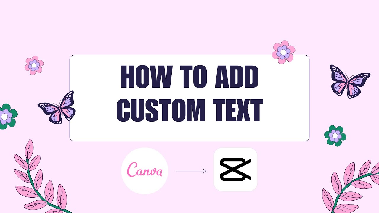 [NEW UPDATE] How to Add Custom Texts from Canva to CapCut Video - YouTube