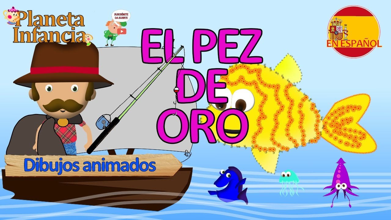 EL PEZ DE ORO Cuentos cortos para niños Fábulas infantiles animadas Cuentos  educativos en español - YouTube