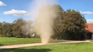 Rare Dust Devil Caught on Camera in the UK