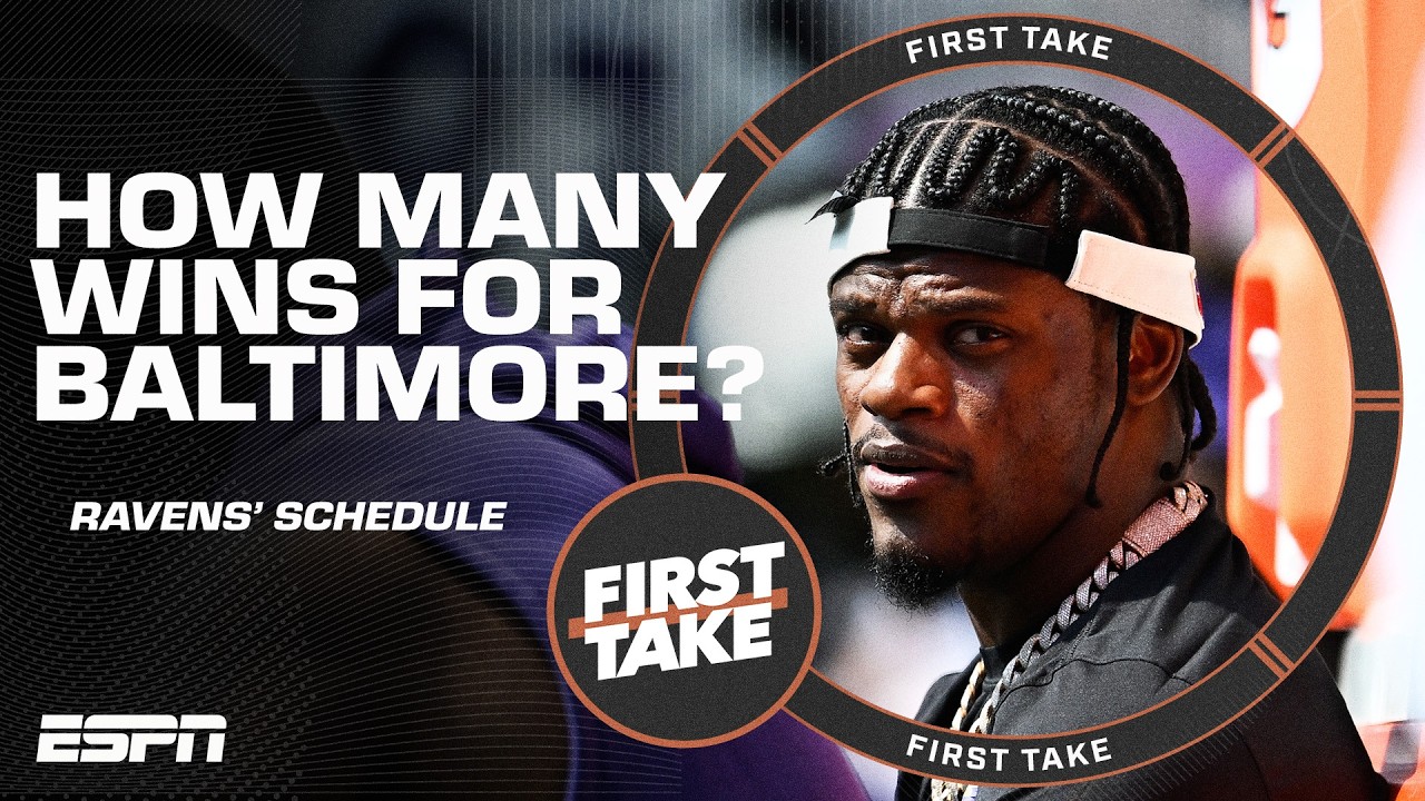 How many games will Lamar Jackson and the Ravens win? 🧐 Baltimore schedule breakdown ✍️ | First Take