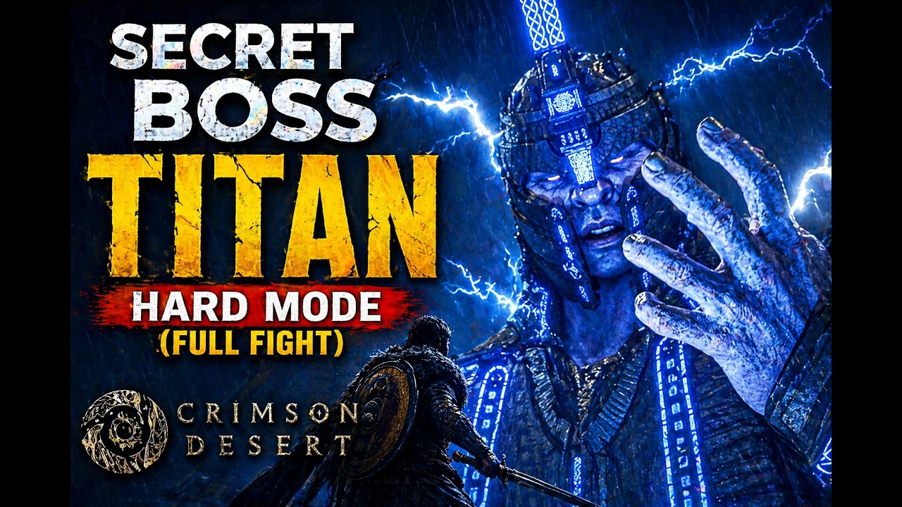 Secret TITAN Boss – HARD MODE (Full Fight) | Crimson Desert - YouTube